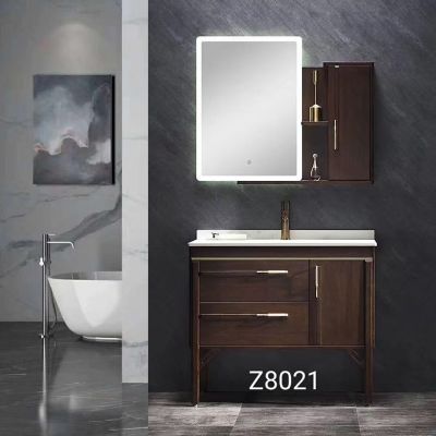 JM-Z8021DM   嘉铭橡木岩板智能镜浴室柜 DG800 （ 900 1000   询价）
