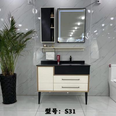 JM-S31MS  嘉铭实木免漆岩板台面智能镜 DG800 (900- 1000询价）(浴室柜不参与优惠）